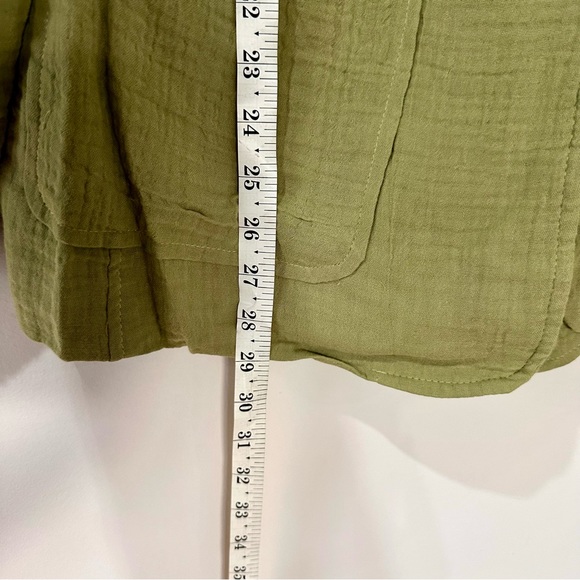 STOOCH Gauze Cotton Shell Flap Pocket 2-button Blazer Moss Green - NWT - Size M - Picture 5 of 8